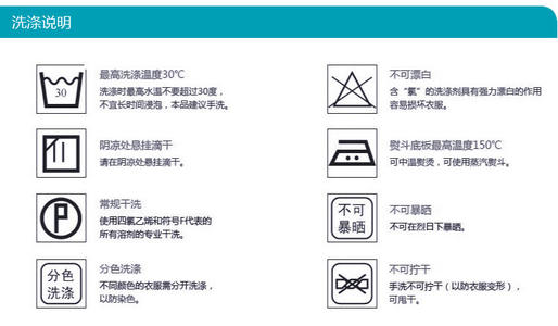 防靜電洗滌說明